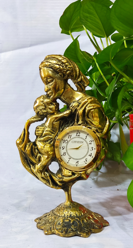 مجسمه ساعت مهر مادری برنز