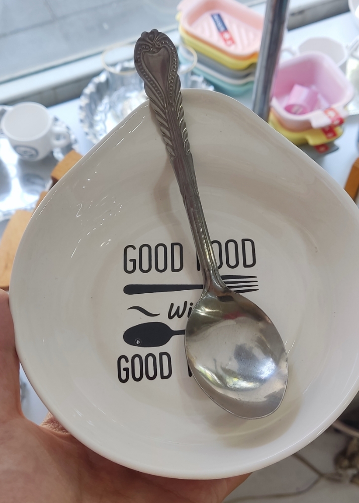 زیر قاشقی کنار گازی سرامیکی