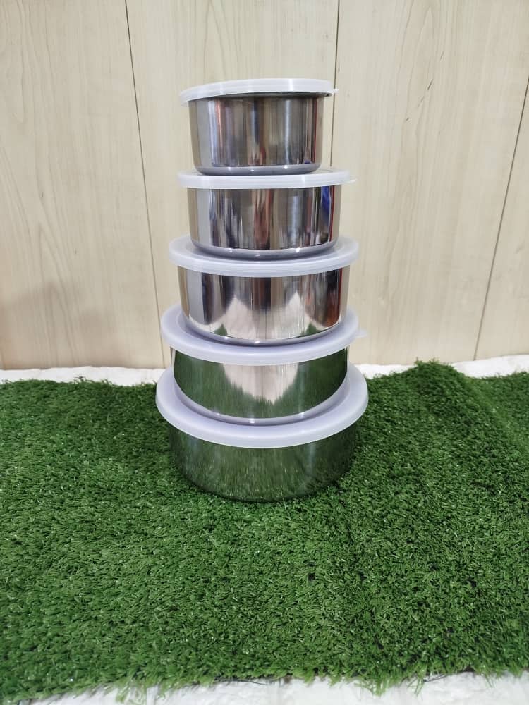 ظرف غذا استیل 5هددی